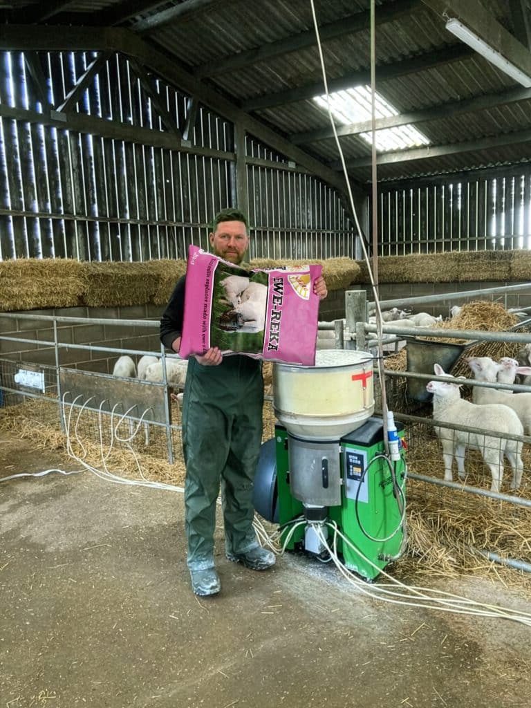 Simon Stott, Lancashire farmer, promoting Shine Ewe-reka